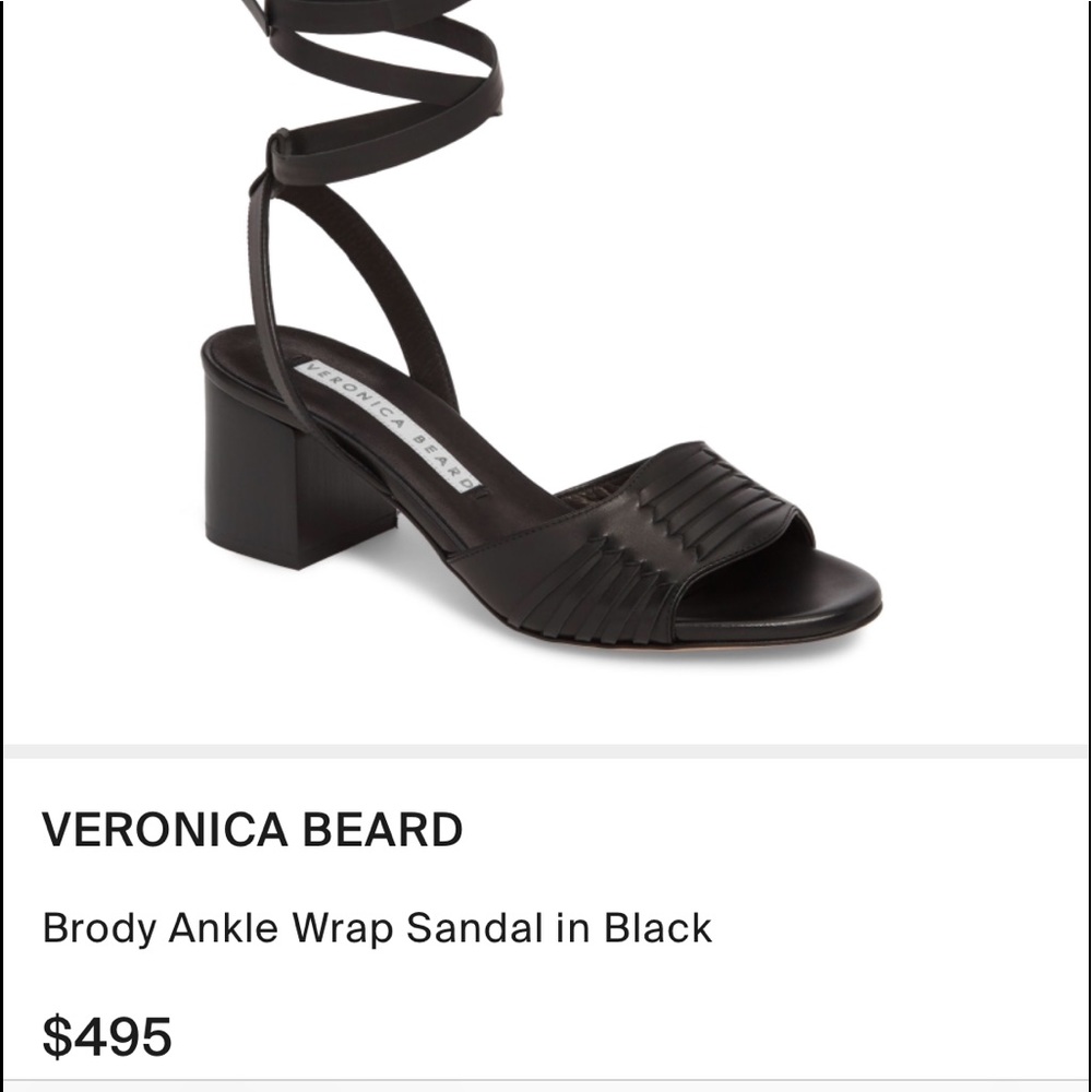 veronica beard Black Sandal